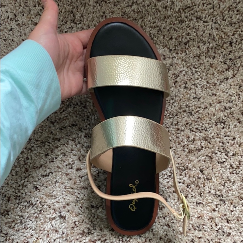 Gold sandal